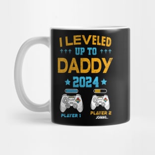 I Leveled Up To Daddy 2024 Soon To Be Dad 2024 Mug